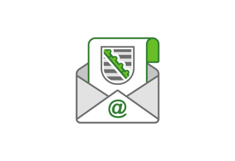 EIn Icon, welches einen Newsletter symbolisiert.