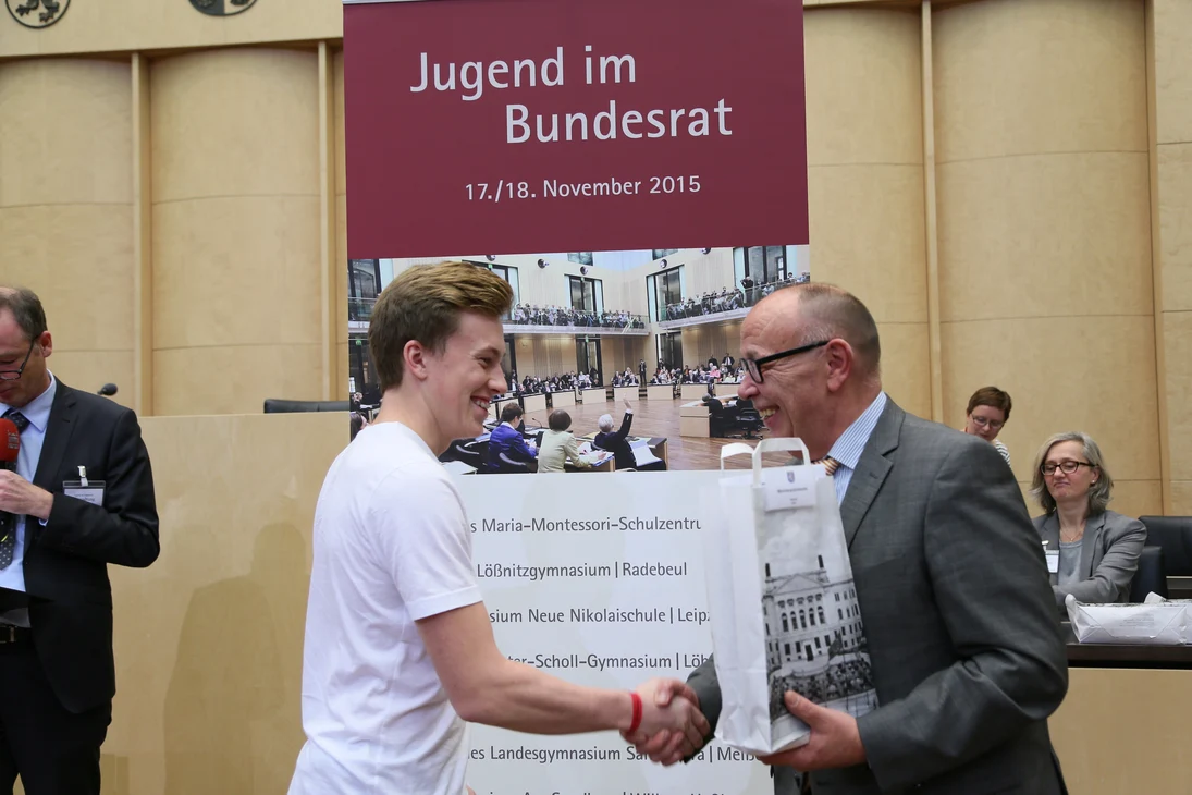 Impressionen von »Jugend im Bundesrat«